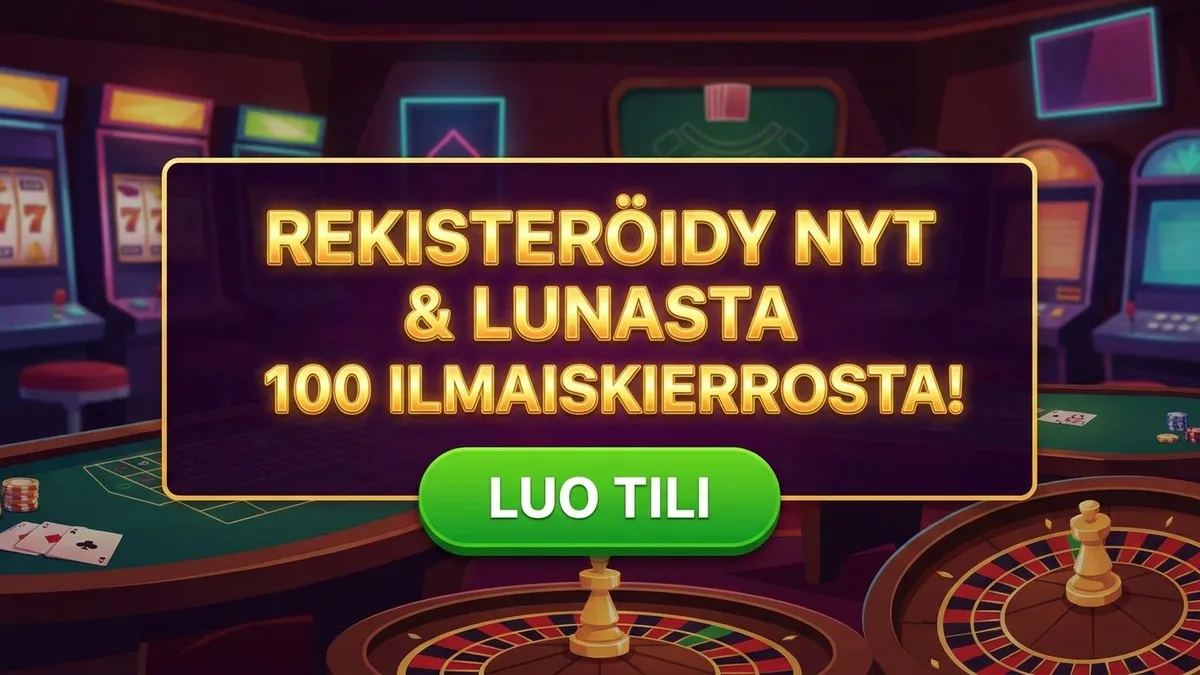 Rekisteröidy bonuksella